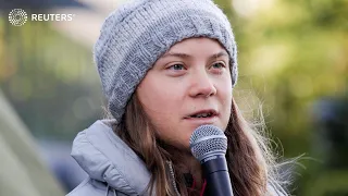 Greta Thunberg fined for defying police order