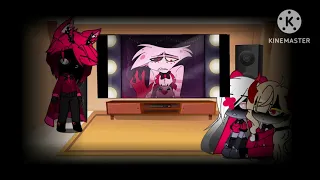 HAZBIN HOTEL REACTS TO ADDICT!||TW in video|| Ships in desc!|| video was made by the creators GF!:)