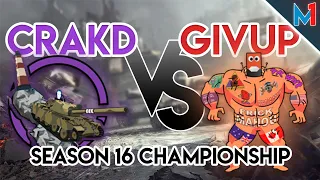 CRAKD vs. GIVUP NA Clan Wars Championship || World of Tanks