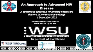 World Aids Day CPD event: Advanced HIV disease