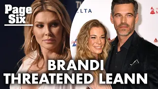 Brandi Glanville says she threatened to kill LeAnn Rimes after affair | Page Six Celebrity News