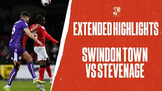 Extended Highlights: Swindon Town vs Stevenage