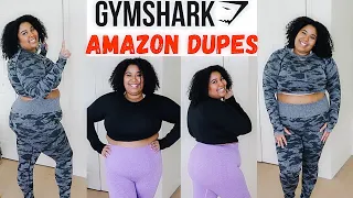 Gymshark Dupes for Plus Size Woman | Amazon Active Wear Haul