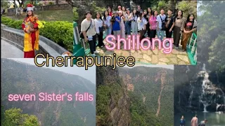 My first Shillong trip with my mate/ Visiting cherrapunjee /Seven sister's fall, Arwah cave## ❣️💗