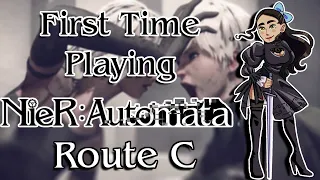 FIRST  TIME PLAYING NIER AUTOMATA ROUTE C | LIVE STREAM