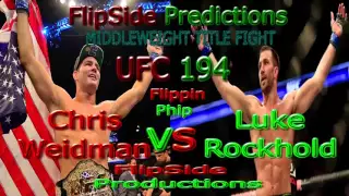 UFC 194 Weidman vs Rockhold Prediction WHO WALKS OUT AS MIDDLEWEIGHT CHAMP?