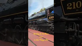 Reading and Northern 2102 in Jim Thorpe, PA Iron Horse Ramble 2022