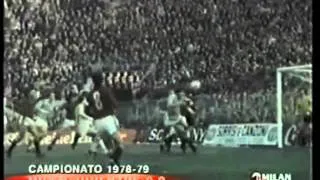 Goal in rovesciata di Tardelli contro il Milan