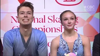 Brooke MCINTOSH / Benjamin MIMAR SP 2023 Canadian Tire National Skating Championships