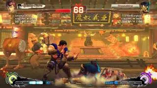 Ultra Street Fighter IV battle: Fei Long vs M. Bis