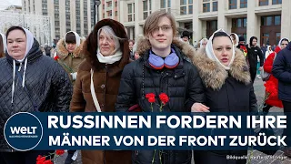 RUSSLAND: Dutzende Festnahmen bei Antikriegsdemo in Moskau