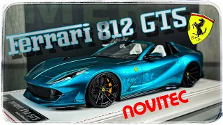 Novitec Ferrari 812 GTS(Chrome Blue) IM1820G 46/50 •Ivy Models• 1/18