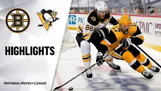Bruins @ Penguins 4/25/21 | NHL Highlights