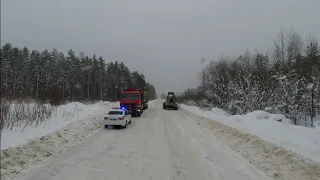 Веселовка. Застрелилось колесо во время стоянки. #лесовоз