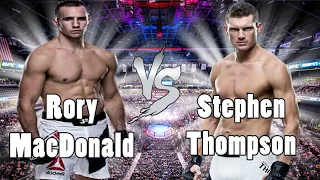 UFC Moments - Stephen Thompson vs Rory MacDonald #sport