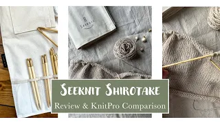 Seeknit Shirotake Interchangable Knitting Needles: Review & KnitPro Comparison || Wild Knits Glasgow