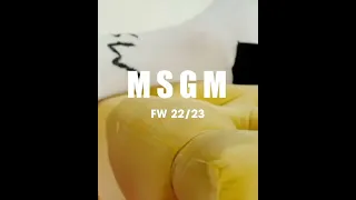 MSGM FW22 SHOW