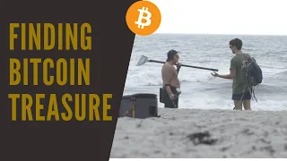 FINDING BITCOIN IN THE BEACH WITH A METAL DETECTOR