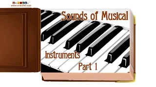 Educational Flashcards: Children's Early Learning "Sounds of Musical Instruments Part 1"