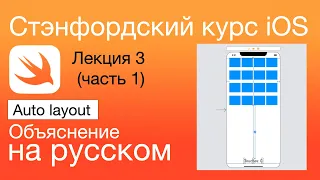 Auto layout. iOS Стэнфордский курс. Swift. Объяснение на русском. Лекция 3 (часть 1)