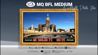 Jam Hiasan Rumah Bisa Adzan, Tartil, Jadwal Shalat dan Menyala MQ BFL MEDIUM ( Review Singkat )