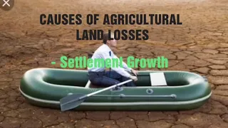 Causes of agricultural land losses