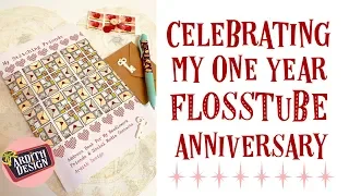 Flosstube 52 Celebrating One Year Floss Tube Anniversary with Amanda Mae with My Stitching Friends