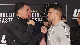 UFC 236 Media Day: Max Holloway vs. Dustin Poirier Staredown