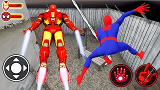 IRONMAN and SPIDERMAN VS Granny