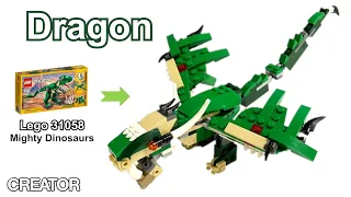 LEGO MOC / LEGO CREATOR 31058 Mighty Dinosaurs Alternative Build Tutorial - DRAGON/레고 31058 드래곤 변형조립