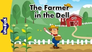 The Farmer in the Dell | Nursery Rhymes | Classic | Little Fox | Animated Songs for Kids