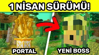 Minecraft 1 Nisan Trollü Bilmediğiniz Tüm Özellikleri! (Gerçek Sürüm)