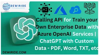 Calling API for Train your Own Enterprise Data with Azure OpenAI Service | ChatGPT Azure OpenAI API