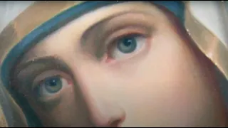 Как написать икону видео урок. How to paint an icon of the Virgin. Сome dipingere l'icona