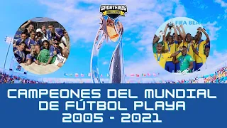 MUNDIAL DE FÚTBOL PLAYA: TODOS LOS CAMPEONES 🏆