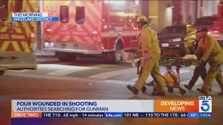 4 men hospitalized, 2 critically injured in LA shooting