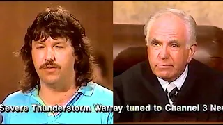 1991 People's Court Marijuana Case | WKYC Severe Thunderstorm Warning | Judge Wapner, Doug Llewelyn
