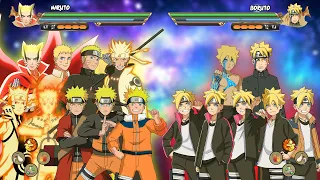 NARUTO UZUMAKI VS BORUTO UZUMAKI | Naruto X Boruto Ultimate Ninja Storm Connections