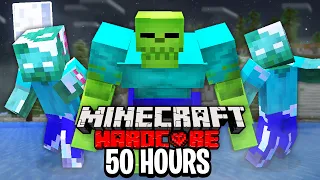 I Survived 50 Hours in a ZOMBIE APOCALYPSE on Hardcore Minecraft!