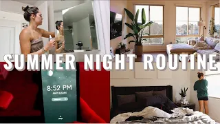 SUMMER NIGHT ROUTINE 2021: chill night in my life + summer skincare routine