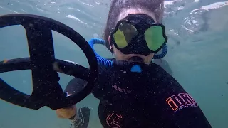 My First Dive with the XP Deus 2 Metal Detector (using BLU3 Nemo)
