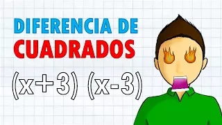 DIFERENCIA DE CUADRADOS Super facil  -  para principiantes