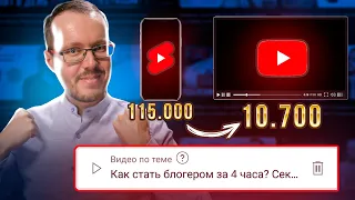 Трафик с Shorts ТЕПЕРЬ МОЖНО СЛИВАТЬ на длинные видео. YouTube КРУТО изменил алгоритмы