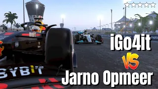 I did a 1v1 against JARNO OPMEER in F1 22!😱