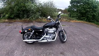 Harley Davidson Sportster Superlow 883 2019 Walk around and Sound