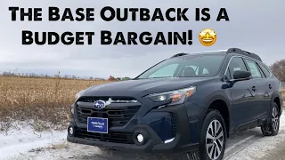 2023 Subaru Outback BASE! Walk Around, Review, and 0-60!