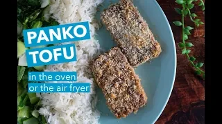 Crunchy Baked Panko Tofu