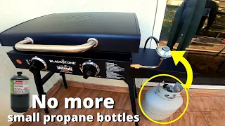 How To Get Rid Of Small Propane Gas II How To Convert Blackstone Griddle Gas