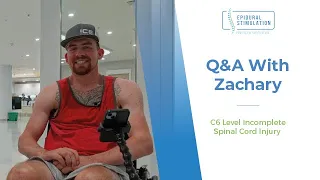 Zachary, C6 level incomplete spinal cord injury survivor, in Q&A webinar with Verita Neuro.