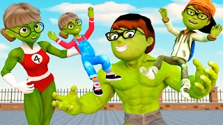 Good Couple Hulk Hero vs Return of Long Legs Monster | Scary Teacher 3D Brotherly Love Nick & Tani